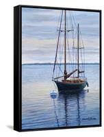 Newport Reflections-Bruce Dumas-Framed Stretched Canvas