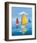 Newport Regatta-Sally Caldwell Fisher-Framed Art Print