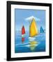 Newport Regatta-Sally Caldwell Fisher-Framed Art Print