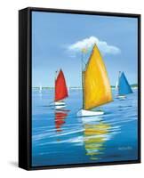 Newport Regatta-Sally Caldwell Fisher-Framed Stretched Canvas