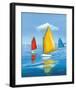 Newport Regatta-Sally Caldwell Fisher-Framed Art Print