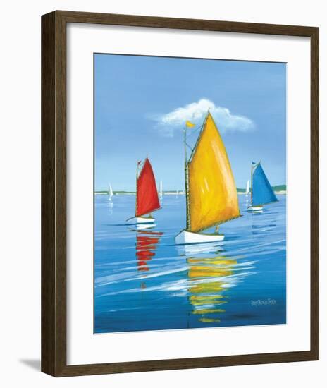 Newport Regatta-Sally Caldwell Fisher-Framed Art Print