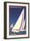 Newport, Rhode Island, Sailboat Graphics-null-Framed Art Print