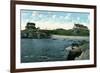 Newport, Rhode Island, View of Robert Cushing Estate-Lantern Press-Framed Premium Giclee Print