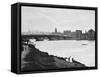 'Newport: The Bridge and Castle', c1896-Hudson-Framed Stretched Canvas