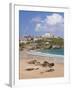 Newquay Beach in Summer, Cornwall, England, United Kingdom, Europe-Neale Clark-Framed Photographic Print