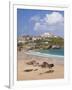 Newquay Beach in Summer, Cornwall, England, United Kingdom, Europe-Neale Clark-Framed Photographic Print