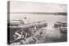 Newquay Harbour, Newquay, Cornwall, 1908-null-Stretched Canvas