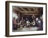 News from India: Tavern Scene-Alfred W. Elmore-Framed Giclee Print