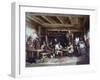 News from India: Tavern Scene-Alfred W. Elmore-Framed Giclee Print