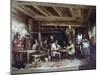 News from India: Tavern Scene-Alfred W. Elmore-Mounted Giclee Print