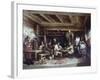 News from India: Tavern Scene-Alfred W. Elmore-Framed Giclee Print
