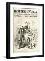 News in Washington, 1875-Thomas Nast-Framed Giclee Print