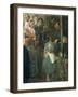 News of the Peace of Villafranca, Detail, 1862-Domenico Induno-Framed Giclee Print