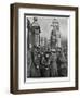 News of Victoria's Death-HM Paget-Framed Art Print