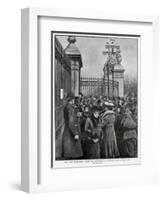 News of Victoria's Death-HM Paget-Framed Art Print