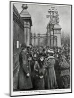 News of Victoria's Death-HM Paget-Mounted Art Print