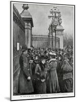 News of Victoria's Death-HM Paget-Mounted Art Print