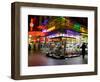 Newsagent, Queen Street Mall at Night, Brisbane, Queensland, Australia-David Wall-Framed Photographic Print