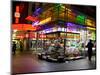 Newsagent, Queen Street Mall at Night, Brisbane, Queensland, Australia-David Wall-Mounted Photographic Print