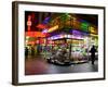 Newsagent, Queen Street Mall at Night, Brisbane, Queensland, Australia-David Wall-Framed Photographic Print