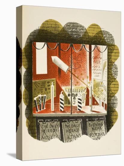 Newsagents-Eric Ravilious-Stretched Canvas