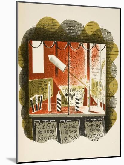 Newsagents-Eric Ravilious-Mounted Giclee Print