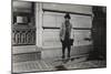 Newsboy, 1909-Lewis Wickes Hine-Mounted Photographic Print