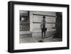 Newsboy, 1909-Lewis Wickes Hine-Framed Photographic Print