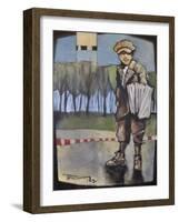 Newsboy-Tim Nyberg-Framed Giclee Print