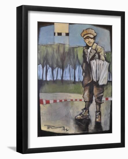 Newsboy-Tim Nyberg-Framed Giclee Print