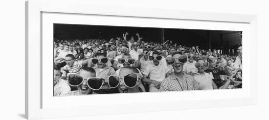 Newsboys Wearing Super Specs Watching Baseball Game-Robert W^ Kelley-Framed Photographic Print