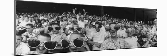 Newsboys Wearing Super Specs Watching Baseball Game-Robert W^ Kelley-Mounted Photographic Print