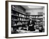 Newsman Walter Cronkite in His Office-null-Framed Premium Photographic Print