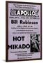 Newspaper Ad Proof Sheet for Apollo Theatre: Bill Robinson in Hot Mikado-null-Framed Art Print