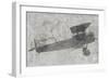 Newspaper Air Travel-Kimberly Allen-Framed Art Print