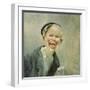 Newspaper boy by Christian Krohg-Christian Krohg-Framed Giclee Print