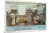 Newspaper Business,Typesetting Room-null-Mounted Art Print