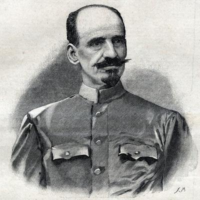 'Newspaper Illustration of Fernand Foureau' Giclee Print Stefano