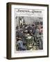 Newspaper Illustration of Maxim Gorky Arriving in Congress in London-Stefano Bianchetti-Framed Giclee Print