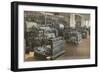 Newspaper Printing Press Room-null-Framed Art Print