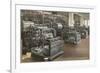 Newspaper Printing Press Room-null-Framed Art Print