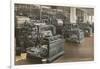 Newspaper Printing Press Room-null-Framed Art Print