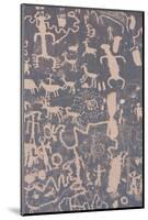 Newspaper Rock State Historical Monument, Petroglyphs, Utah, Usa-Rainer Mirau-Mounted Photographic Print