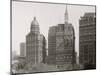 Newspaper Row, City Hall Park, New York, N.Y.-null-Mounted Photo