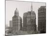 Newspaper Row, City Hall Park, New York, N.Y.-null-Mounted Photo