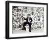 Newspaper Salesman, c.1960-English Photographer-Framed Photographic Print