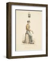 Newspaper Seller-Antoine Charles Horace Vernet-Framed Giclee Print