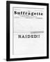 Newspaper, Suffragette-null-Framed Art Print