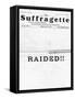 Newspaper, Suffragette-null-Framed Stretched Canvas